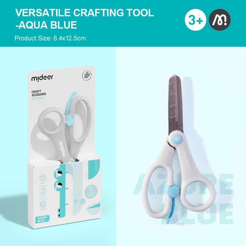 Mideer - Craft Scissors - Azure Blue - View 1