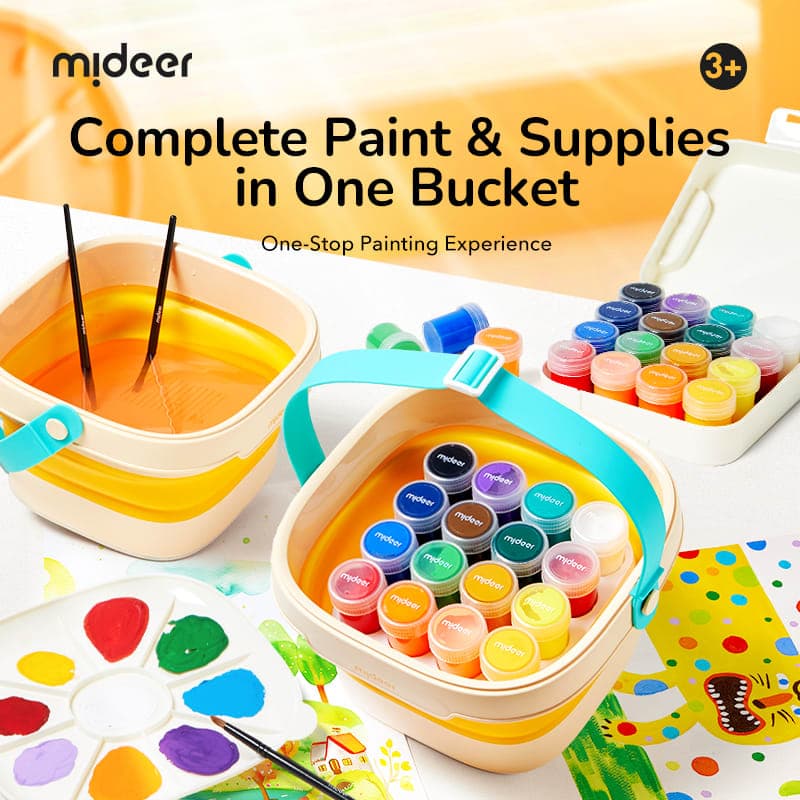 Mideer - Portable Gouache Paint Bucket Set - View 1