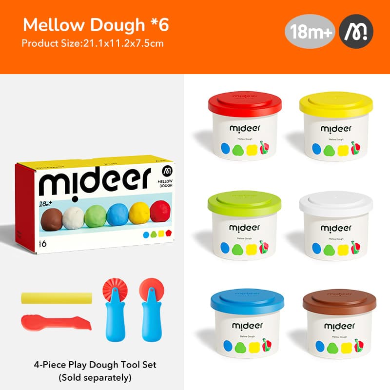 Mideer - Mellow Dough - 6 Colours - View 1