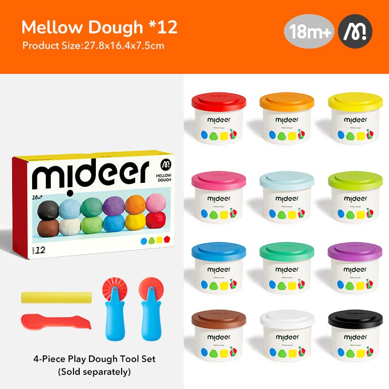 Mideer - Mellow Dough - 12Colours - View 1