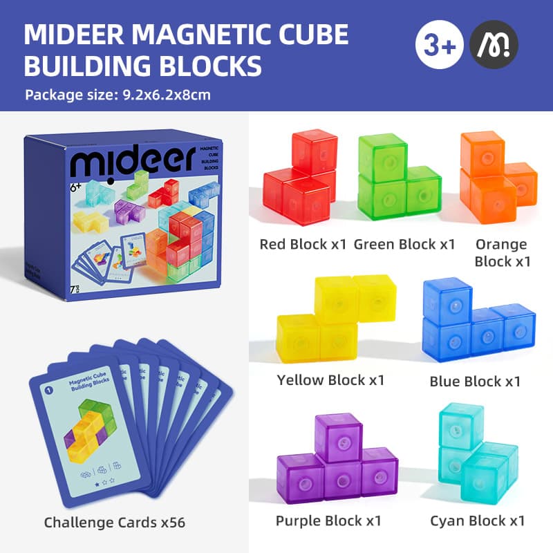 Mideer - Magnetic Cube Building Blocks - View 1