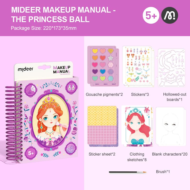 Mideer - Makeup Manual - The Princess Ball