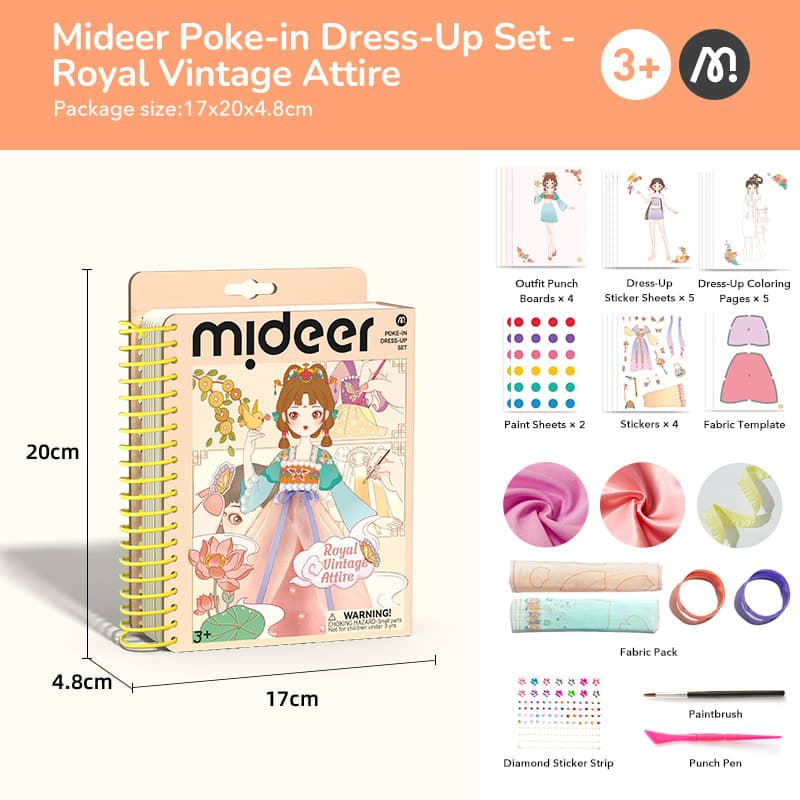 Mideer - Poke - In Dress - Up Set - Royal Vintage Attire - View 1