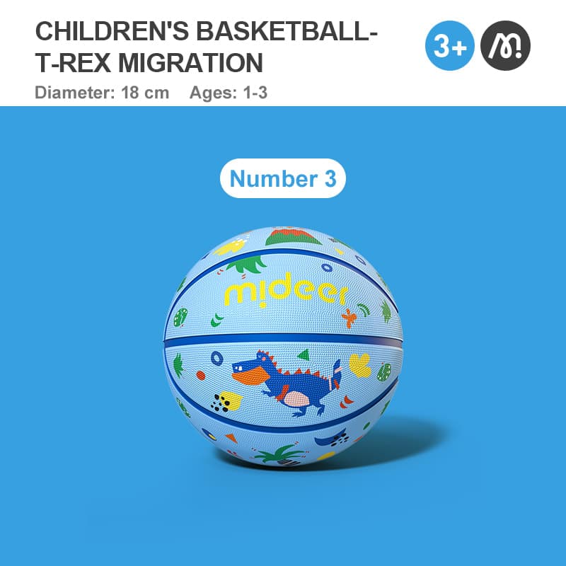 Children's Basketball - T - Rex Migration 3 - View 1
