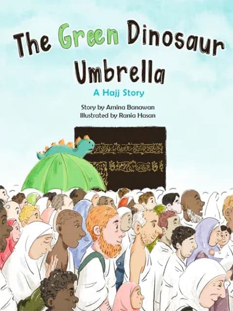 The Green Dinosaur Umbrella - View 1