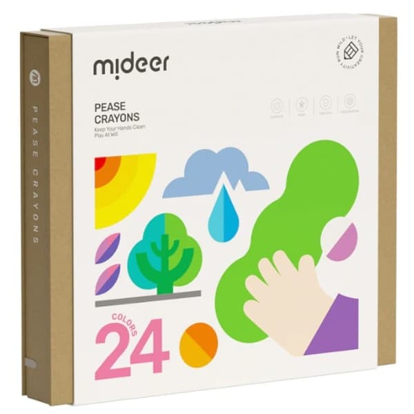 Mideer - Peas Crayons - 24 Colors - View 1