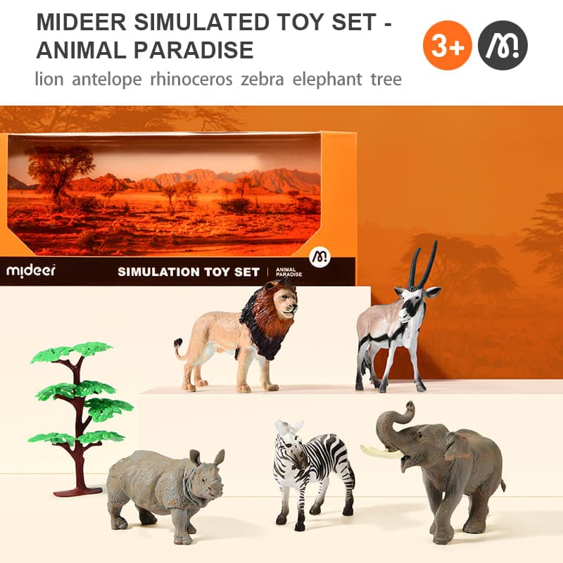 Mideer - Simulation Toy Set - Animal Paradise - View 1