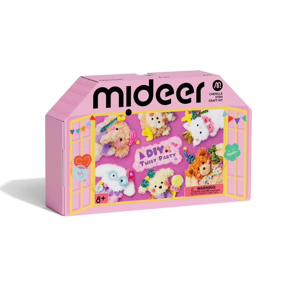 Mideer Chenille Stem Craft Kit-Animal Party - View 1