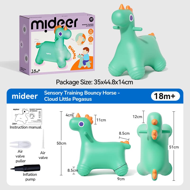 Mideer Sensory Training Joy Bounce Jumper Unicorn - View 1