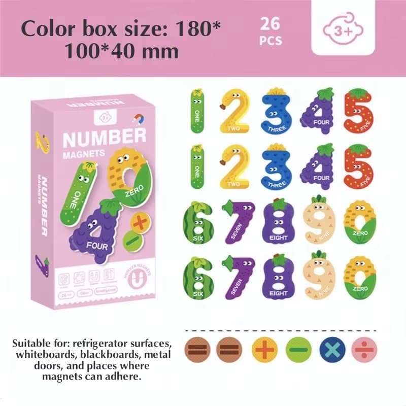 Number Magnetic Set (26 Pcs) - View 1