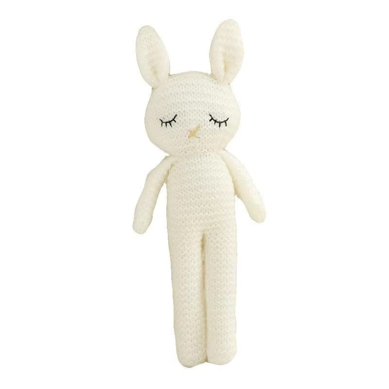 Handmade Crochet Bunny Plush Toy (Off-white) - View 1