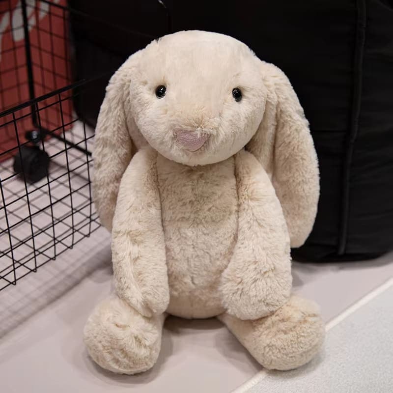 Soft Plush Bunny Doll (Beige) - View 1