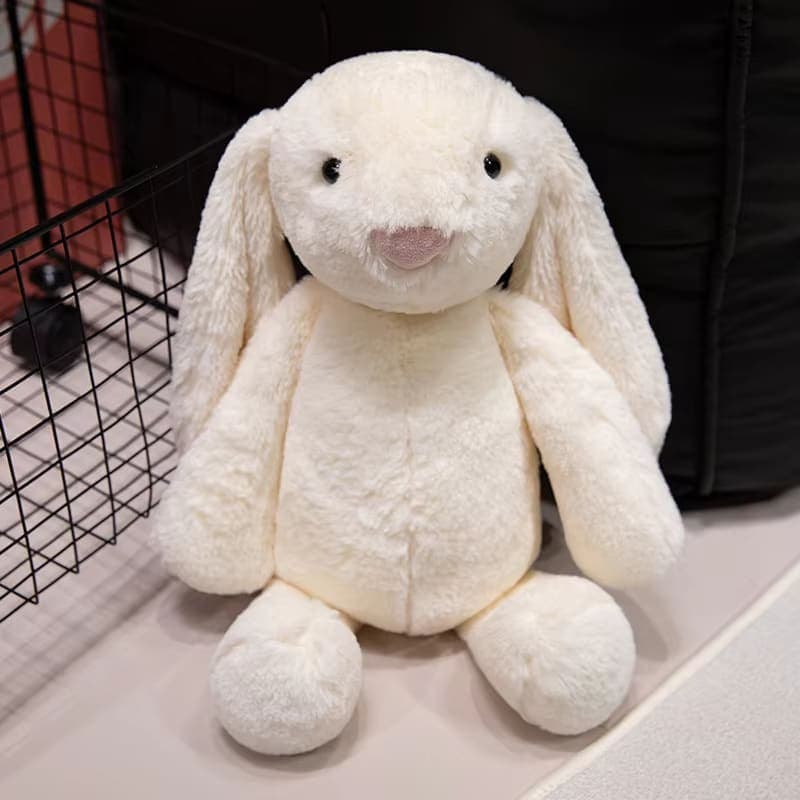 Soft Plush Bunny Doll (White) - View 1