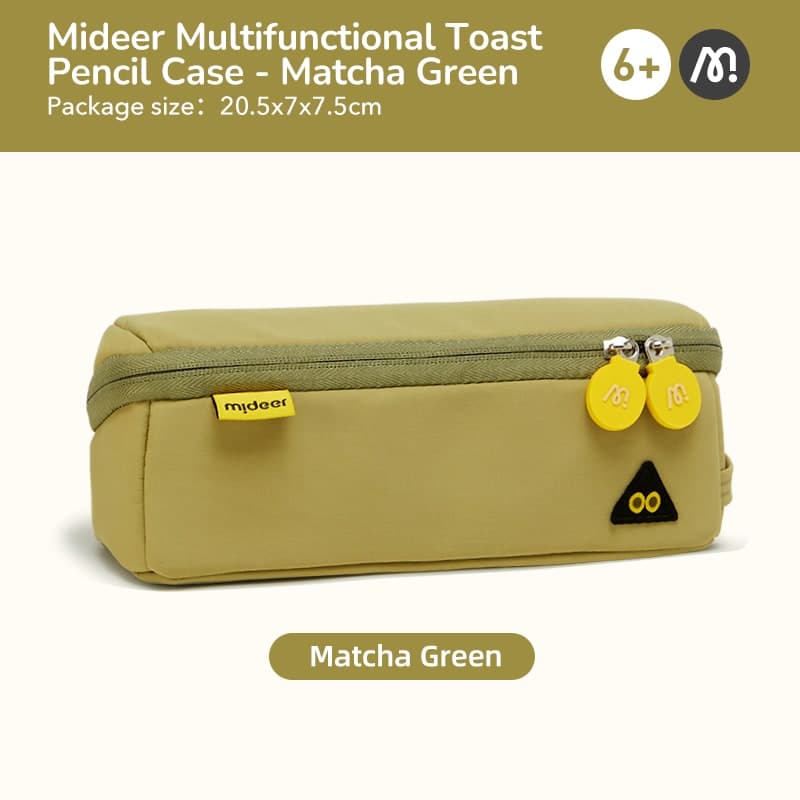 Mideer Multifunctional Toast Pencil Case - Green - View 1