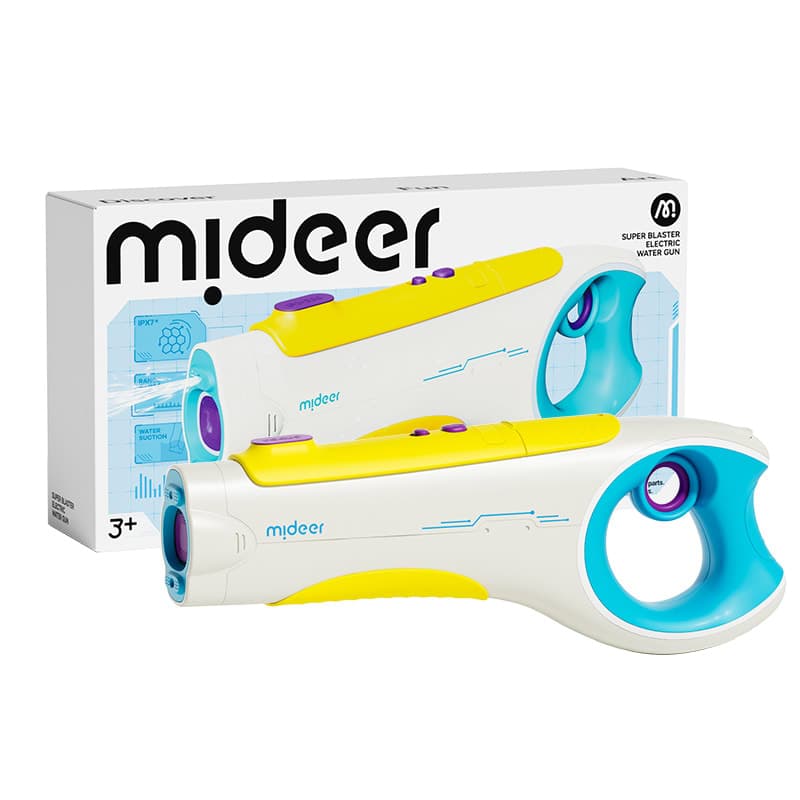 Mideer Super Blaster Electric Water Gun - Yellow & Blue - View 1