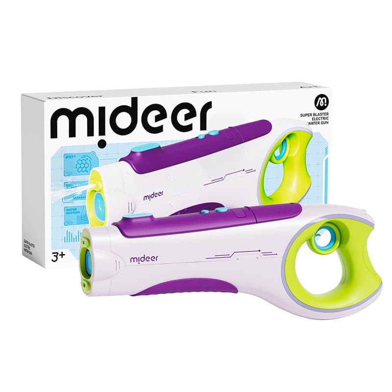 Mideer Super Blaster Electric Water Gun - Purple & Green - View 1