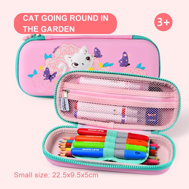 Mideer Pencil Case - Cat in the Garden (Size: Small) - View 1