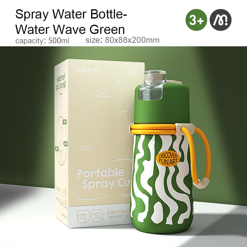 Mideer Portable Spray Cup - Ocean Green - View 1