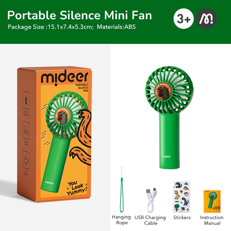 Mideer Portable Silence Fan - You Look Yummy - View 1
