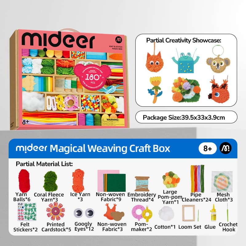 Mideer Knit & Stitch Magic Box - View 1