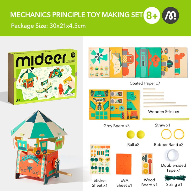 Mideer Toy Maker Material Sets - Mechanics Set - View 1
