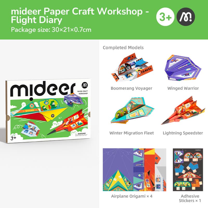 Mideer Paper Craft Workshop - Flight Diary - View 1