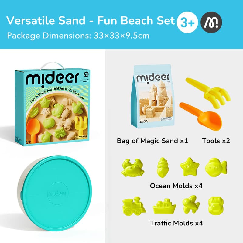 Mideer Magic Sand Play Set - Portable Pack - View 1