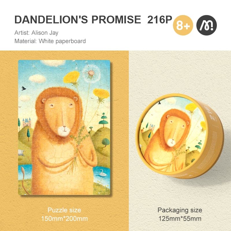 Mideer Arts Puzzle Wild Artist - Dandelion's Promise - View 1