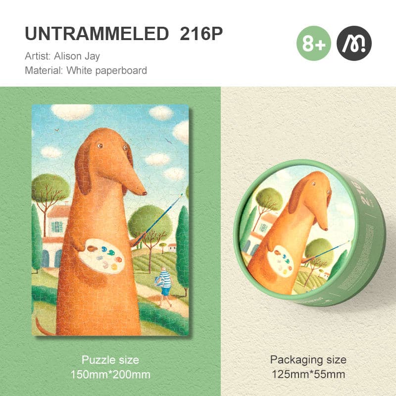 Mideer Arts Puzzle Wild Artist - Untrammeled - View 1