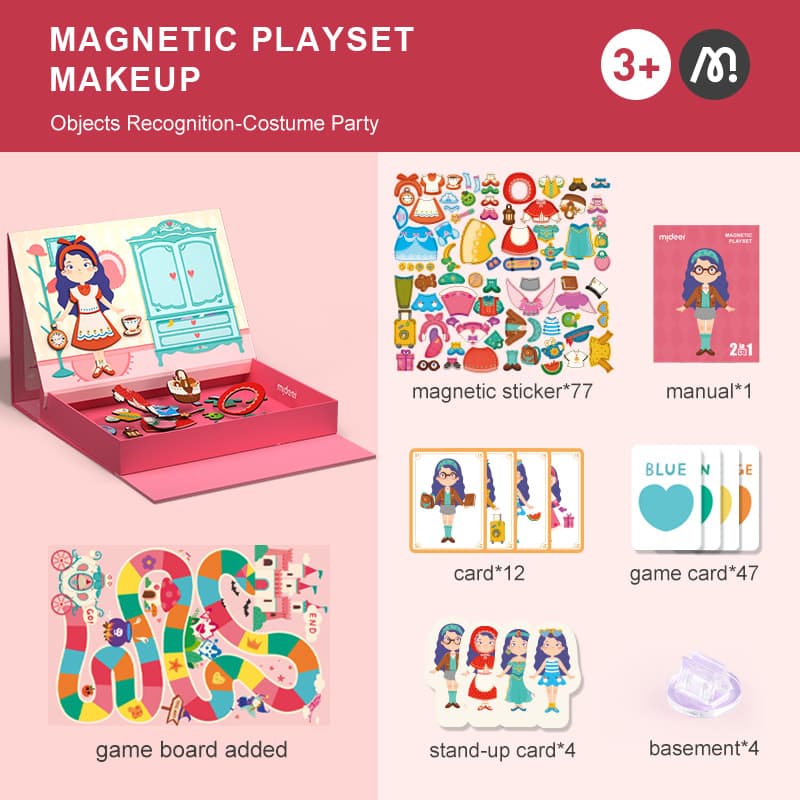 Magnetic Playset Puzzle - Sweet Girl - View 1